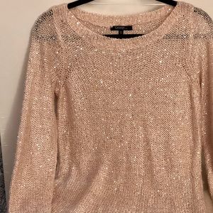 gold sparkly sweater